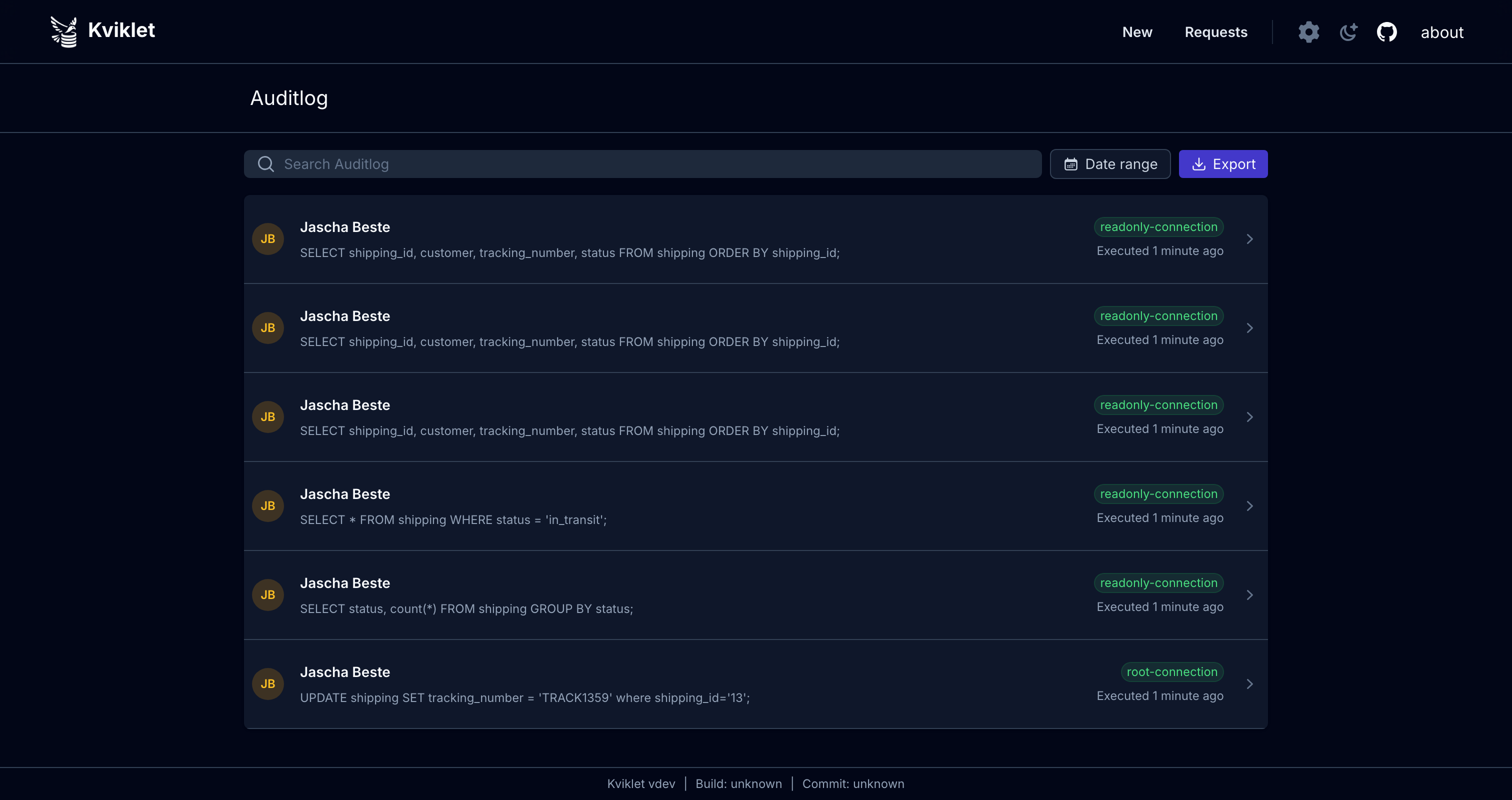 Compliant auditlogs for all databases in one place