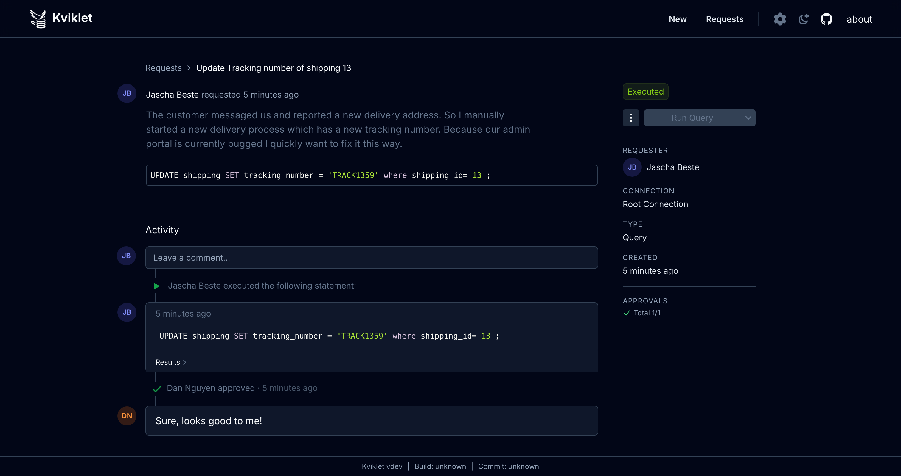 App screenshot shows data access request form and approval workflow