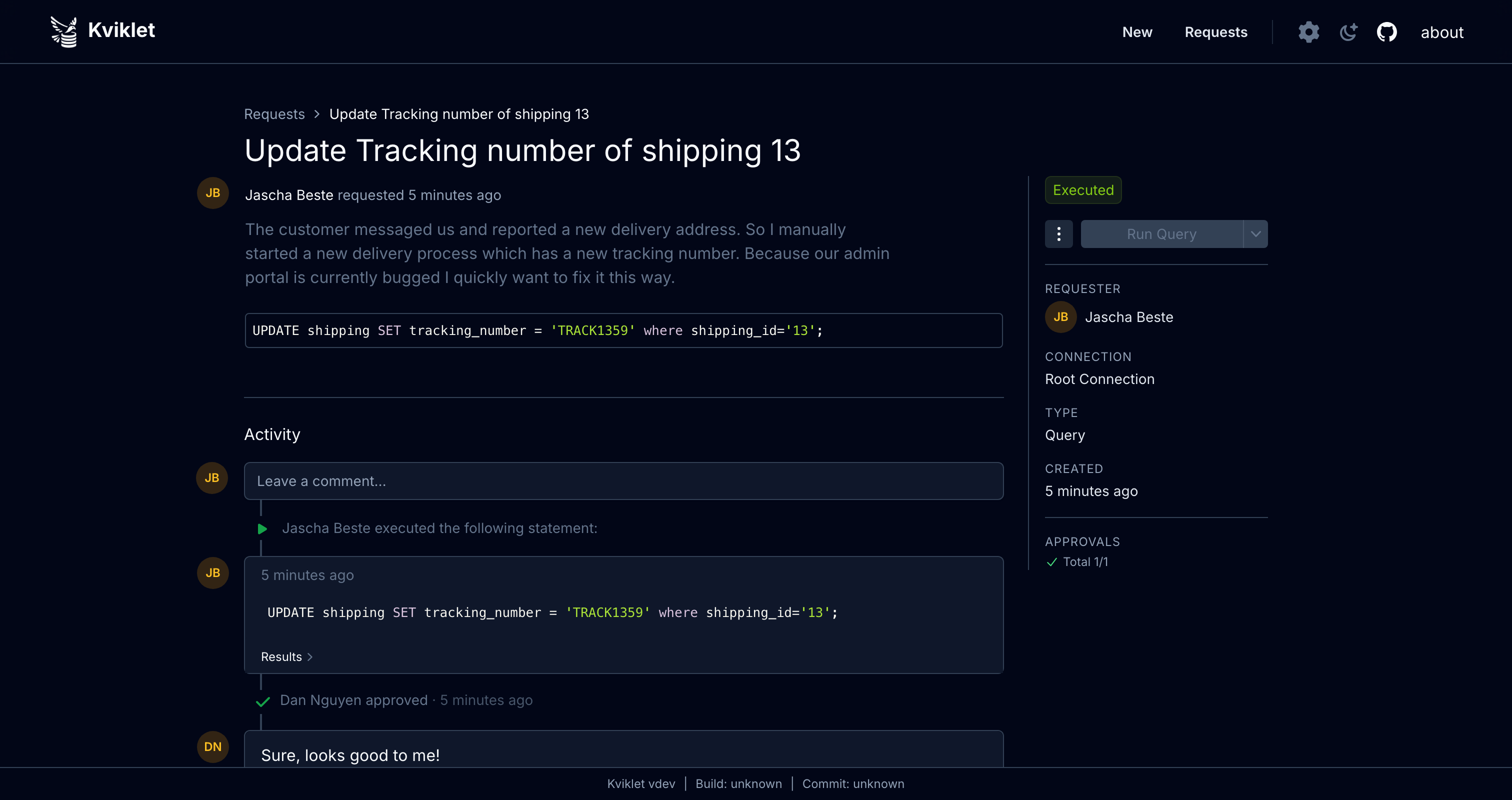 App screenshot shows data access request form and approval workflow